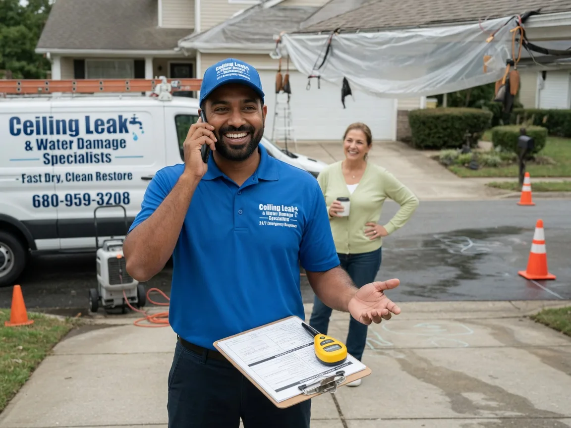 Ceiling Leak Cleanup Sturtevant, WI FAQs